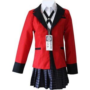 Yumeko Jabami Costume School Uniforms Anime Cosplay Party Full Set